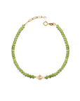 Peridot Diamond Bracelet
