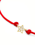 Adjustable Cord Bracelet - Diamond Star