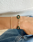 Adjustable Cord Bracelet - Diamond Link