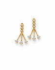 Three Diamond Earring Jackets