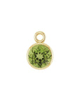Round Gemstone Charm