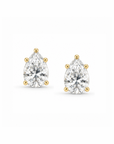 Pear Lab Diamond Solitaire Studs