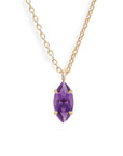 Marquise Gem Pendant Necklace