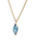 Marquise Gem Pendant Necklace