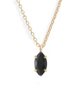 Marquise Gem Pendant Necklace