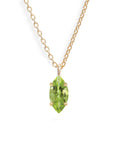 Marquise Gem Pendant Necklace