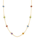 Rainbow Gemstone Necklace
