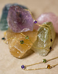 Rainbow Gemstone Necklace