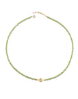 Peridot Diamond Necklace