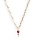 Gradual Gem Diamond Pendant Necklace