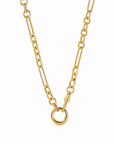 Large Mixed Link Chain with Swivel & Charm Clasp