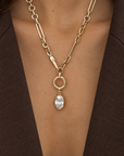 Large Mixed Link Chain with Swivel & Charm Clasp