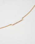 Petite Diamond Bar Necklace