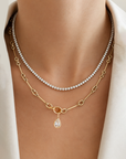 Interlock Link Chain Necklace