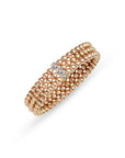 Triple Bead Diamond Ring