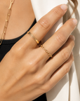 Petite Oval Link Ring