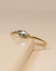 Marquise Gemstone Ring