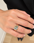 One-of-a-Kind Bi-Color Sapphire Bela Ring
