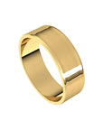 Recycled Gold Flat Wedding Band