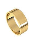 Recycled Gold Flat Wedding Band