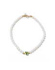 Gem Heart Pearl Bracelet