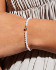 Gem Heart Pearl Bracelet