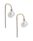 Petite Pearl Threader Earrings