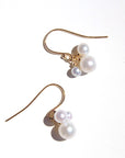 Trio Pearl Drop Earrings