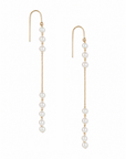 Baby Pearl Long Drop Earrings