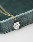 Pearl Flower Pendant Necklace