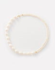 Contrast Baroque Pearl Necklace