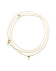40" Petite Oval Pearl Toggle Necklace