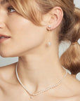 Contrast Petite Pearl Necklace