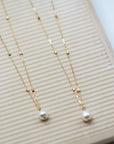 Petite Pearl Bead Necklace