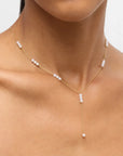 Baby Pearl Lariat Necklace