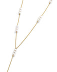 Baby Pearl Lariat Necklace