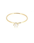 Pearl Solitaire Ring