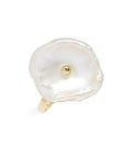 Petal Pearl Gold Dot Ring