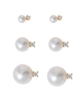 Pearl Diamond Stud Earrings