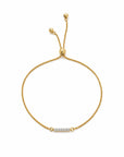 Mini Lab Diamond Bar Adjustable Bracelet