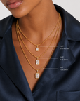 Emerald Cut Lab Diamond Ball Chain Necklace