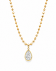 Pear Lab Diamond Ball Chain Necklace