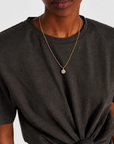 Round Lab Diamond Pendant