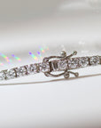 Round Lab Diamond Tennis Bracelet Small