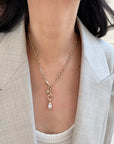 Large Mixed Link Chain with Swivel & Charm Clasp