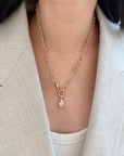 Oval Lab Diamond Pendant