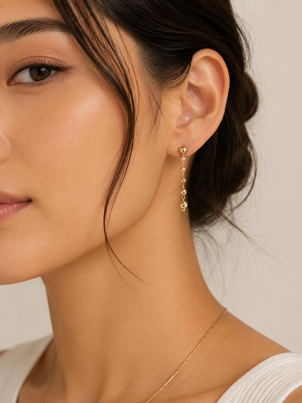 18K Gradual Shimmer Drop Earrings – POPPY FINCH