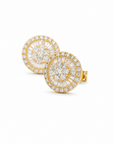 18K Grande Soleil Diamond Earrings