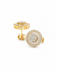 18K Grande Soleil Diamond Earrings