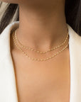 18K Flower Necklace